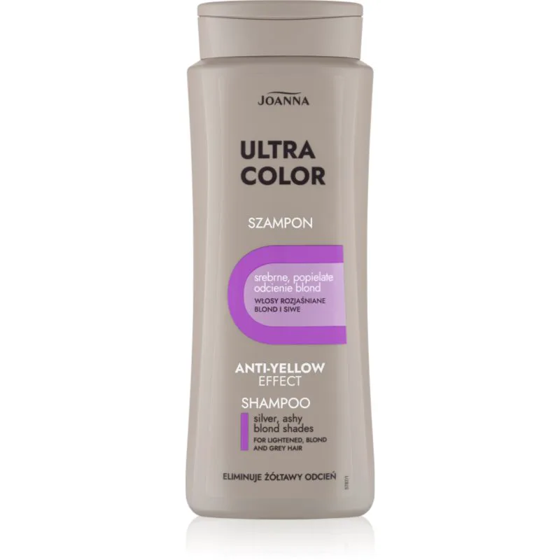 Joanna Ultra Color λαμπρυντικό σαμπουάν για ξανθά μαλλιά 400 ml
