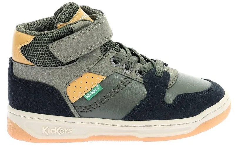 ΜΠΟΤΑΚΙ KICKERS KICKADO 972790 ΧΑΚΙ/ΜΠΛΕ/ΚΑΜΕΛ (EU:26)