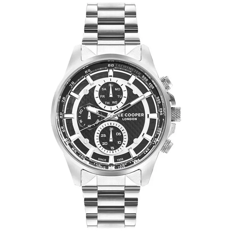 Ανδρικό ρολόι Lee Cooper Silver Metallic Bracelet LC07852.350 LC07852.350