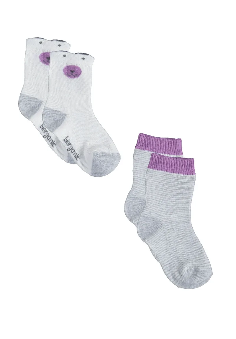 Καλτσάκια bebe Bear Purple 4 Τεμ. 68378B