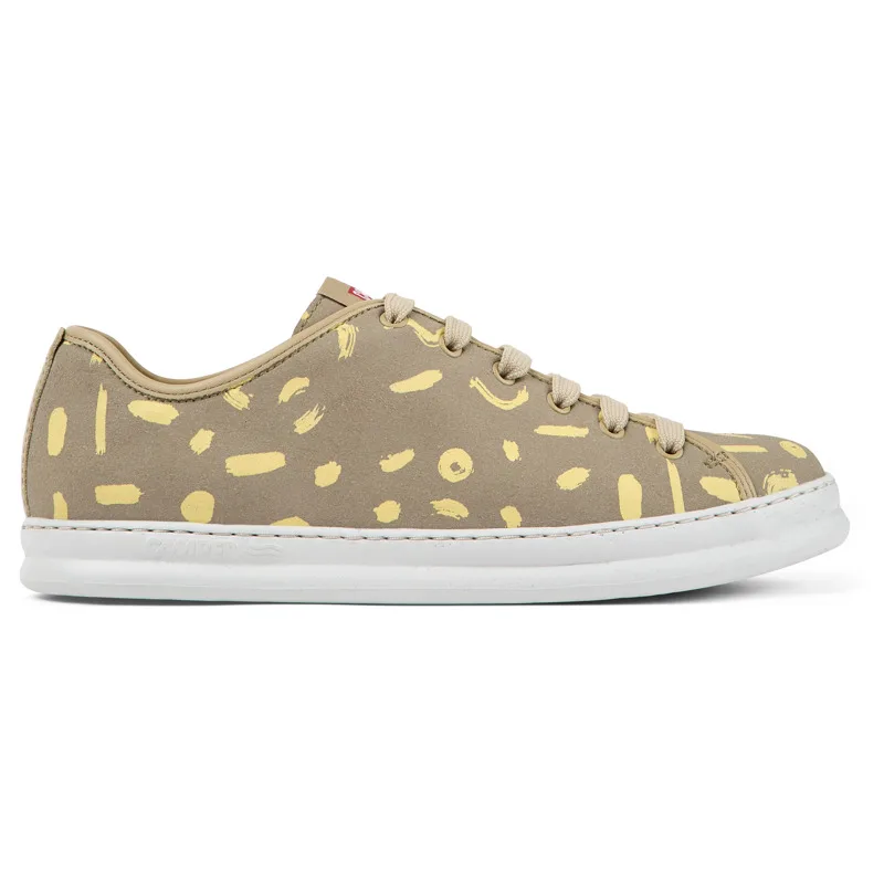 CAMPER Runner - Sneakers Για Ανδρικα - Μπεζ,Κίτρινο, Μέγεθος 39, Smooth leather