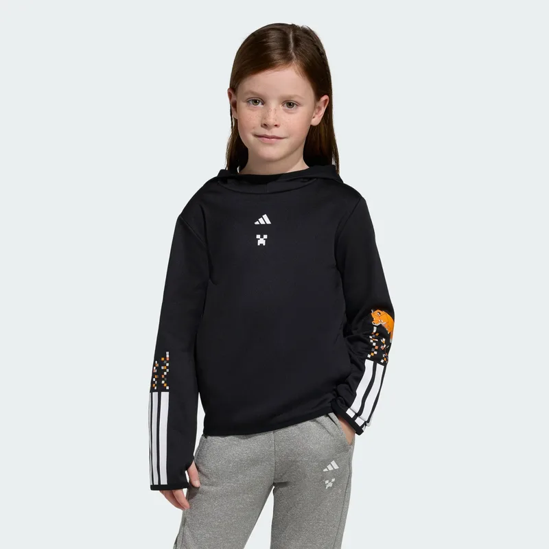 adidas sportswear K Minecraft Training 3 Stripes Hoodie (9000259760_1469)
