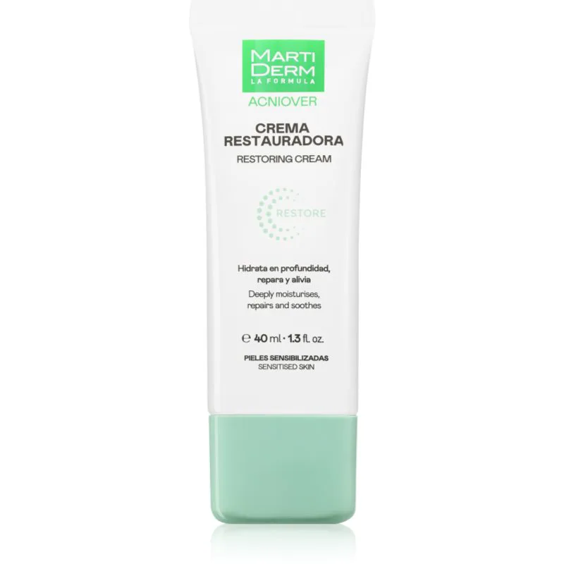 MartiDerm Acniover Restoring Cream αναγεννητική κρέμα προσώπου με πρεβιοτικά 40 ml
