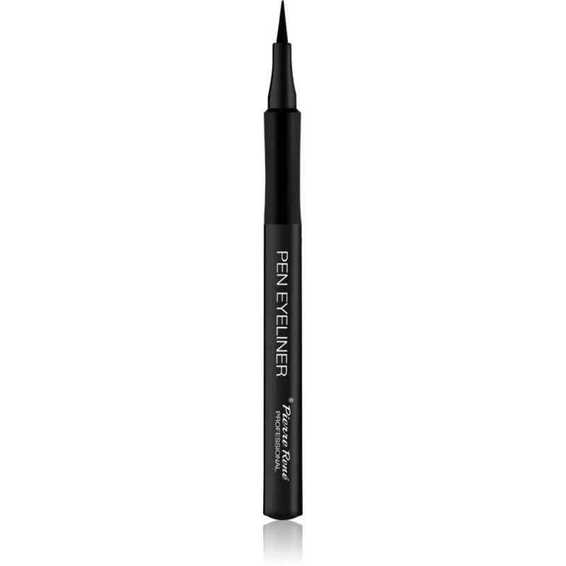 Pierre René Eyes Eyeliner αδιάβροχο λάινερ ματιών με πινέλο απόχρωση 01 Black 1 ml