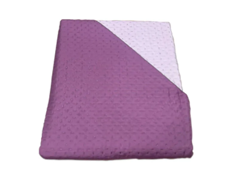 Κουβερλί Μονό Microfiber Διπλής Όψης Cross Desing Γαρύφαλλο 160x240 - μώβ/λιλά