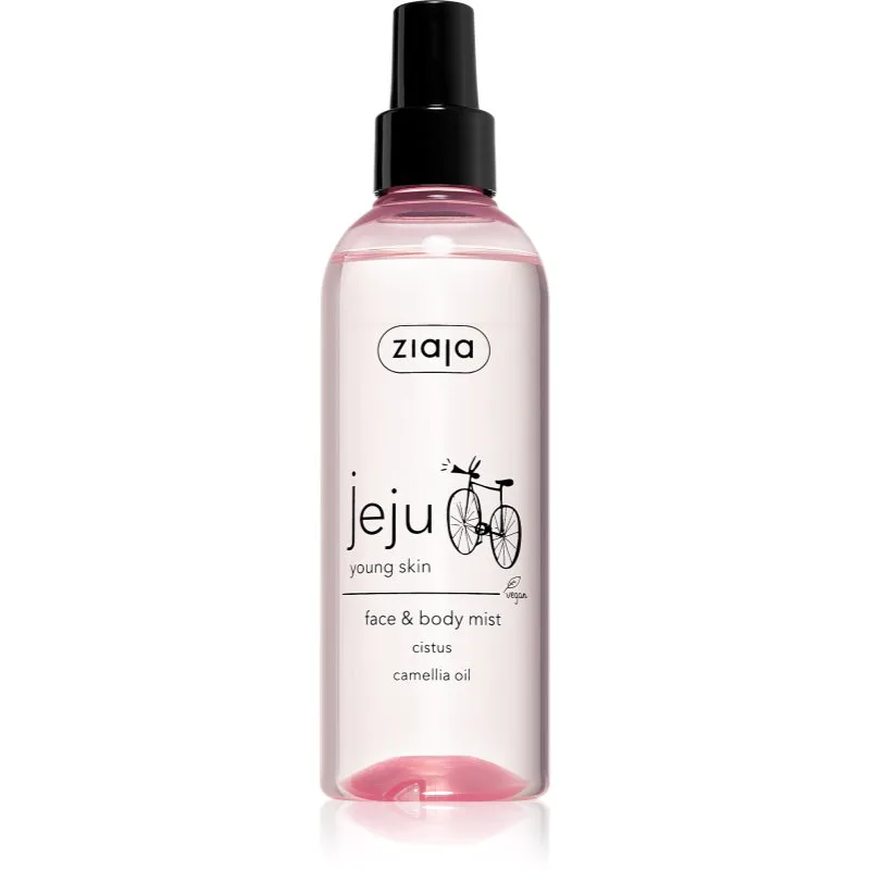 Ziaja Jeju Young Skin ενυδατική ομίχλη Για πρόσωπο και σώμα 200 ml