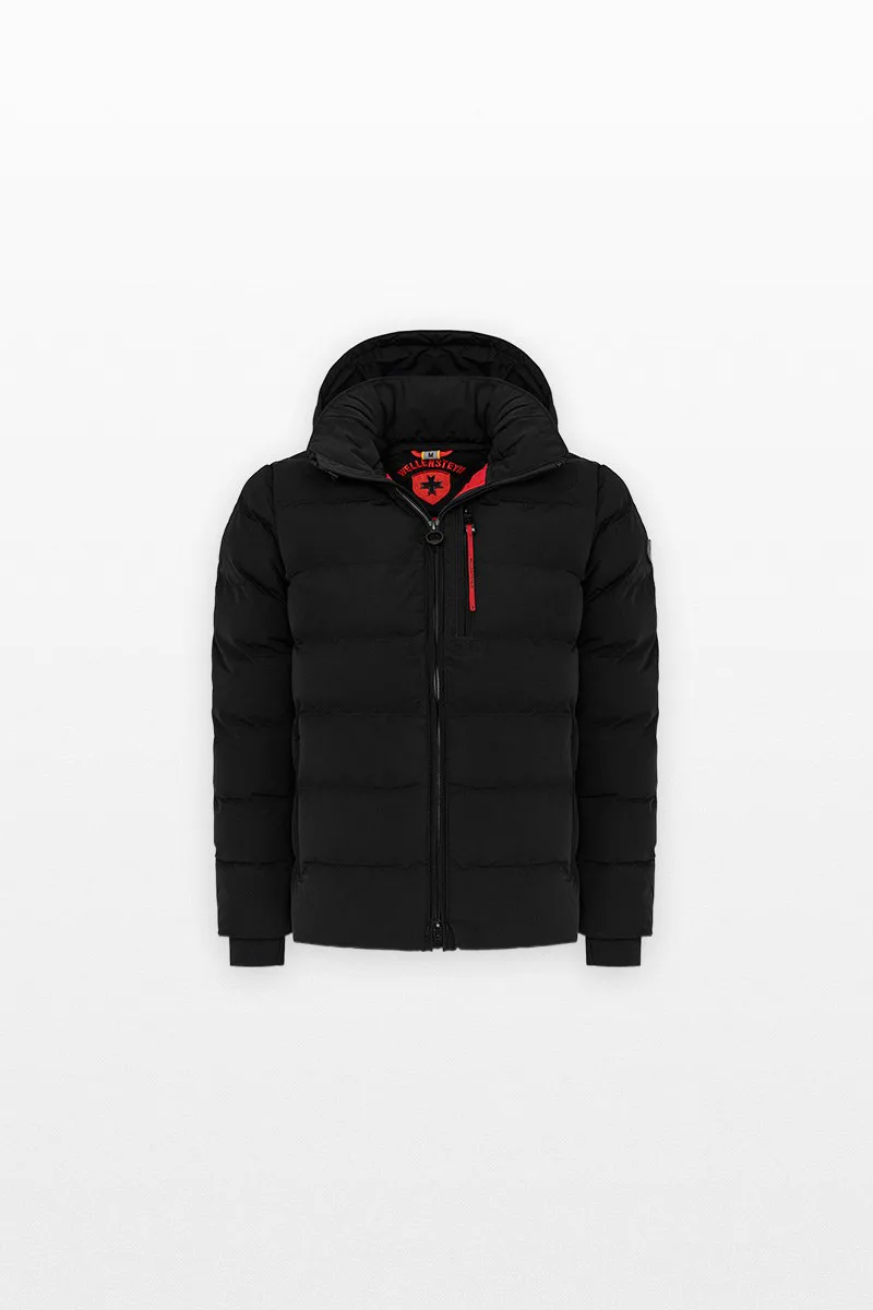 WELLENSTEYN Ανδρικό Μαύρο Blackbird Men Short Puffer Jacket