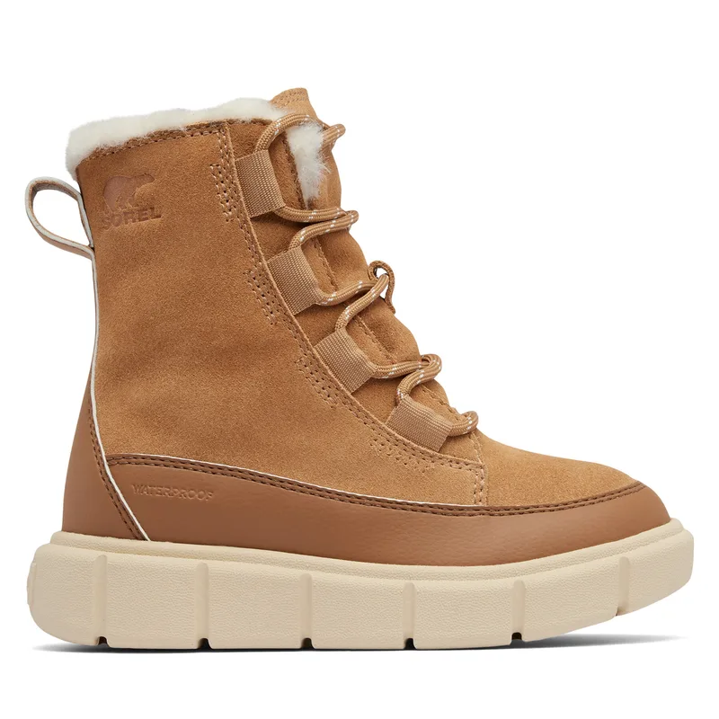 Μπότες Χιονιού Sorel Youth Explorer III Lace Wp 2088512253 Καφέ