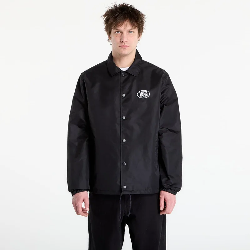 Μπουφάν Vans Torrey Nylon Coaches Jacket Black/ White L