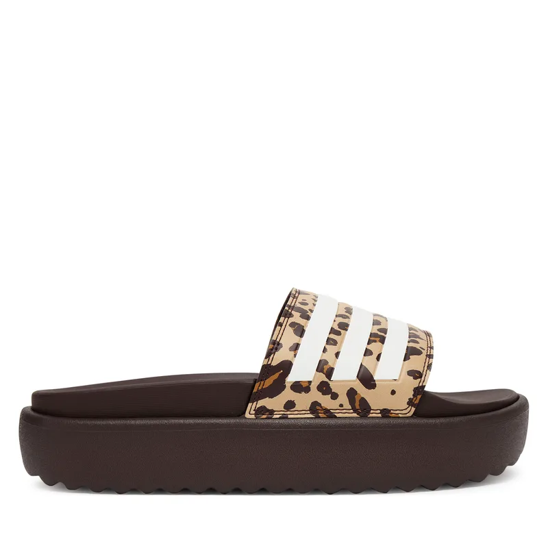 Παντόφλες adidas adilette Platform Slides JR9234 Καφέ