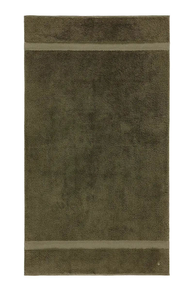 Μεγάλη πετσέτα από βαμβάκι Yves Delorme ETOILE Kaki 92 x 160 cm