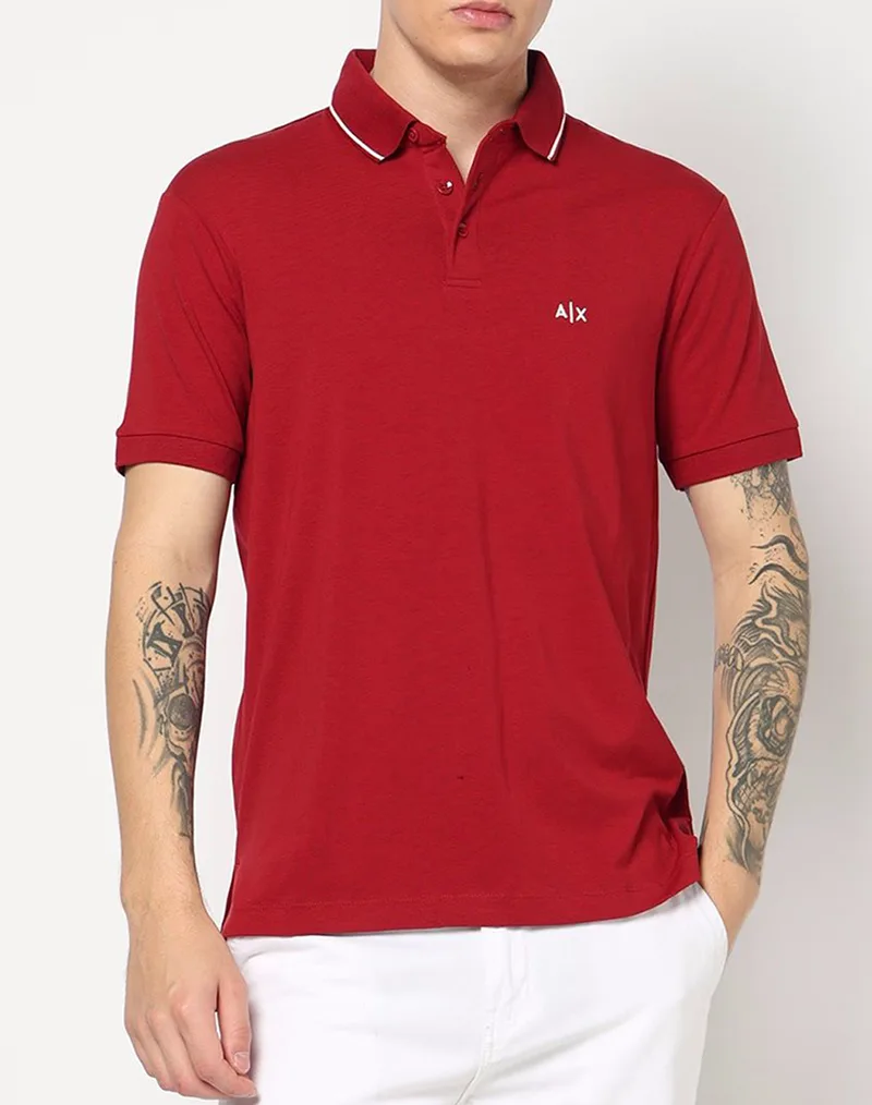 ARMANI EXCHANGE POLO SHIRT XM001289AF10363-U5101 DarkRed