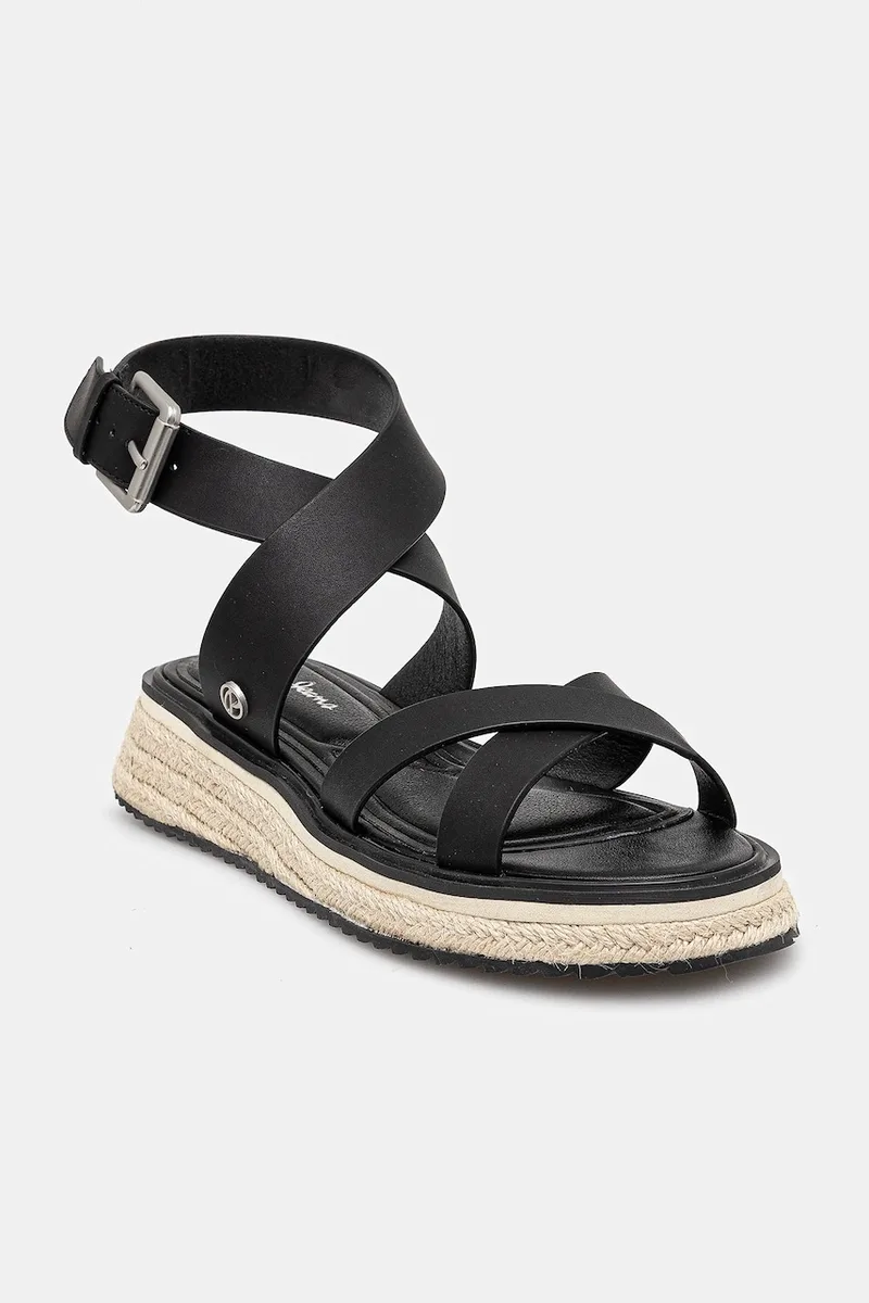 Δερμάτινα πέδιλα Pepe Jeans KATE NATURE