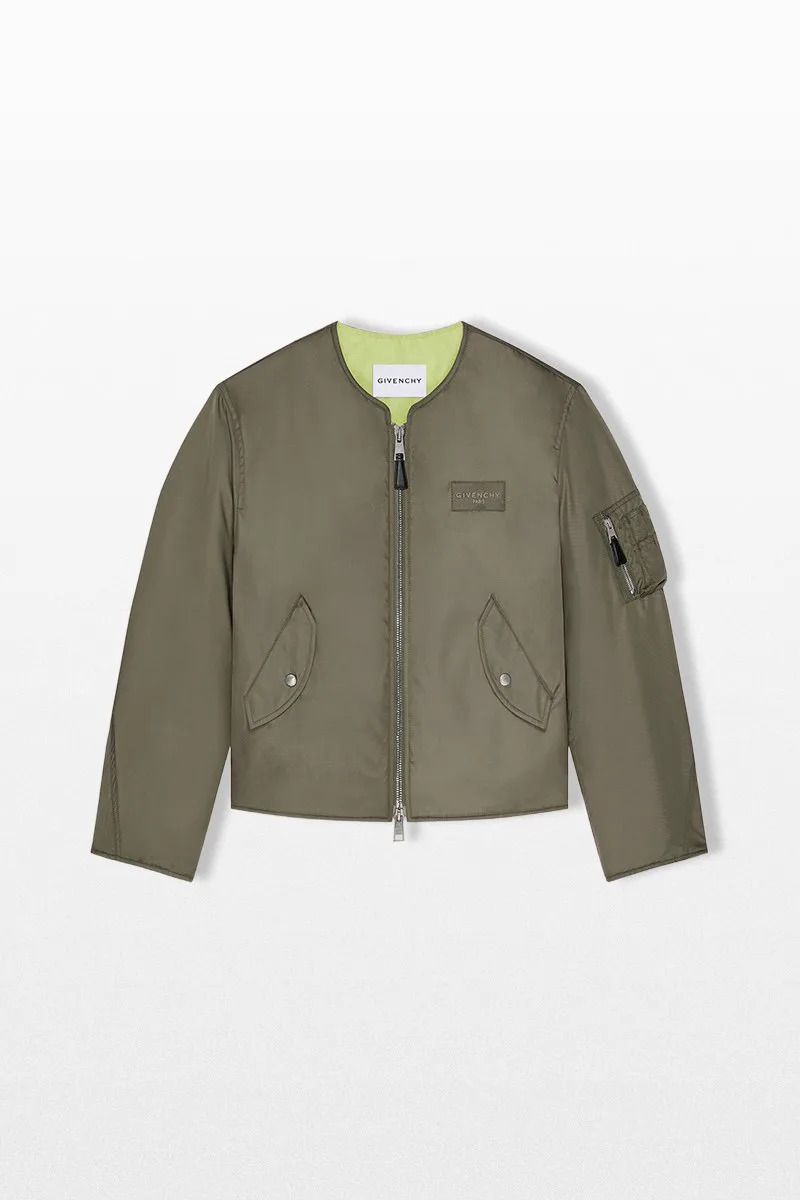 GIVENCHY Ανδρικό Χακί Couture Seam Bomber Jacket