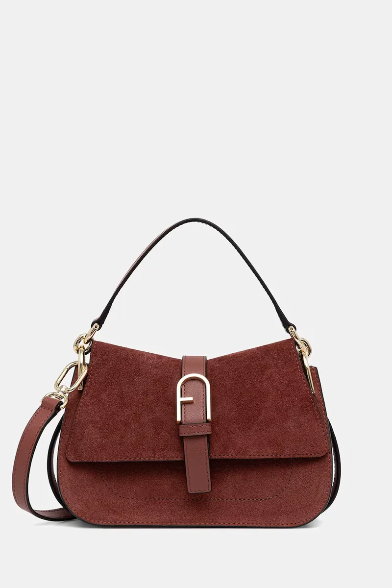 Furla χιαστί γυναικεία δερμάτινη σουέτ