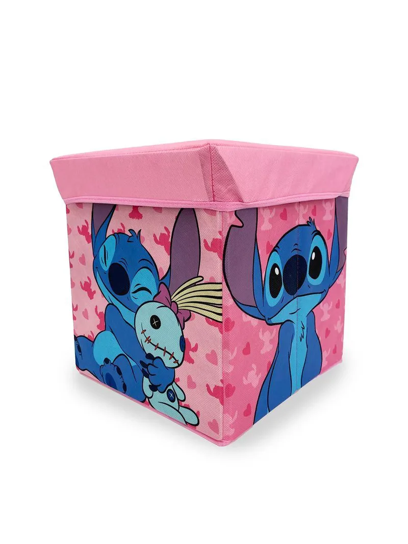 Κουτί-Σκαμπό Disney Home Lilo + Stitch 13 30X30X30 Ροζ 100% Polyester