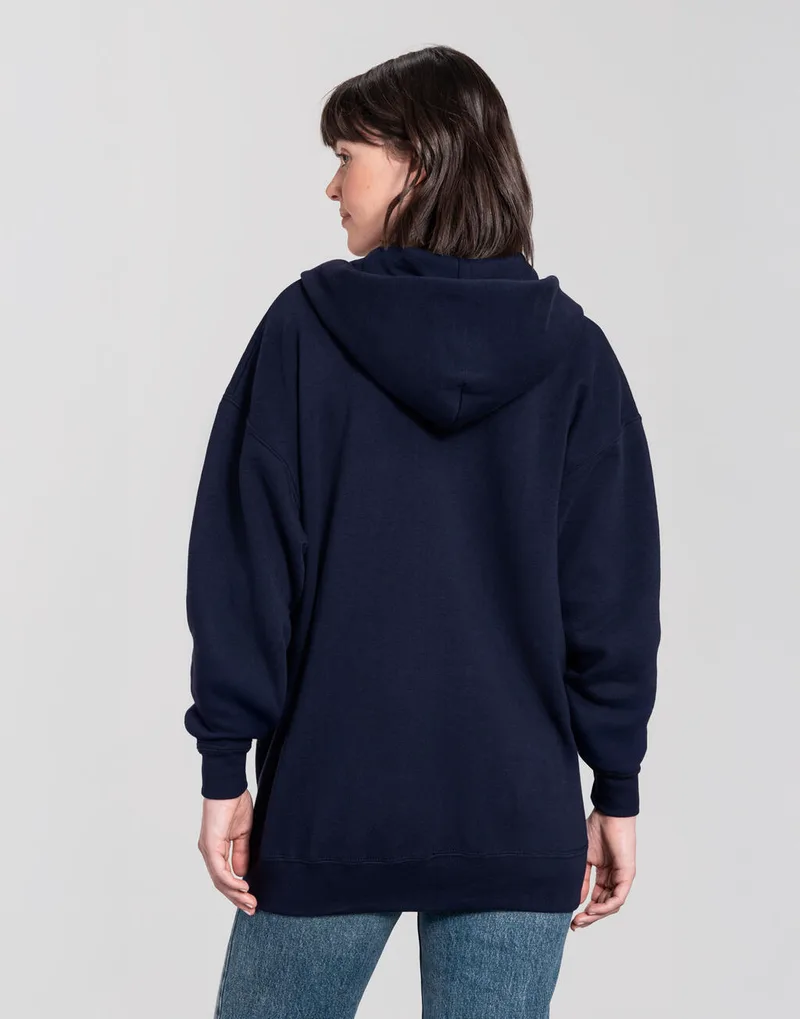 Iconic Premium Hooded Sweat Jacket Fruit of the Loom 0622860 Deep Navy