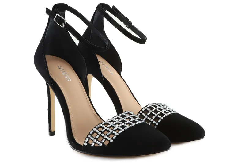 Γόβα Guess Renate FL8RNTSUE08-BLACK Γυναικείο