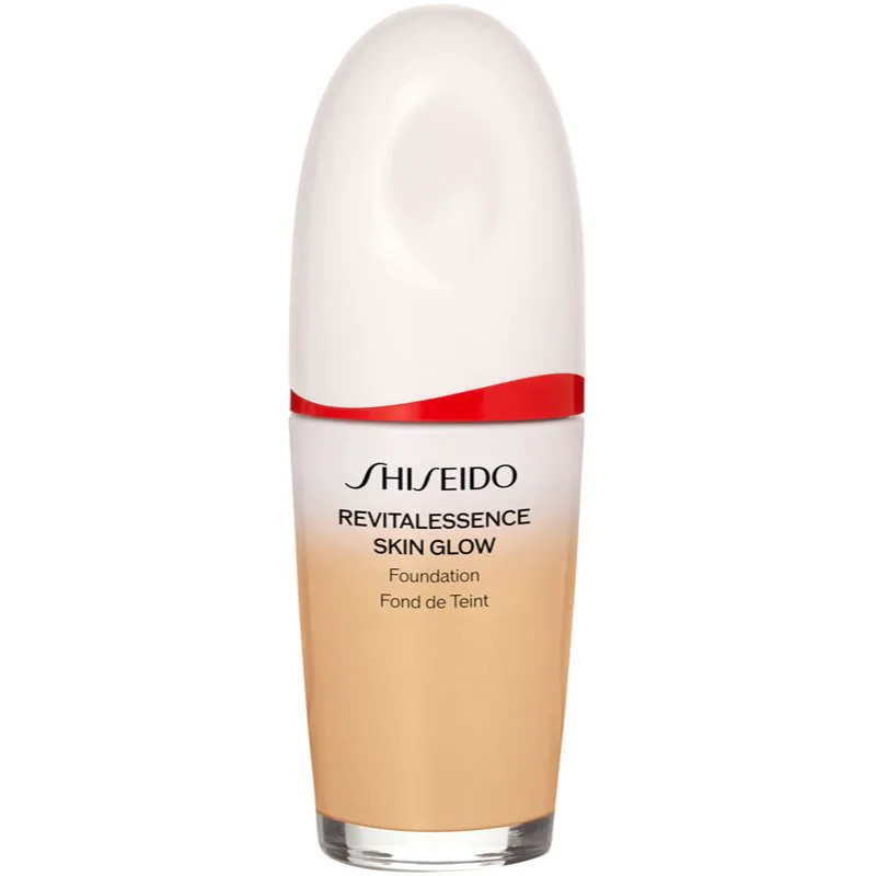 Shiseido Revitalessence Skin Glow Foundation ελαφρύ μακιγιάζ με λαμπρυντική επίδραση SPF 30 απόχρωση Alder 30 ml