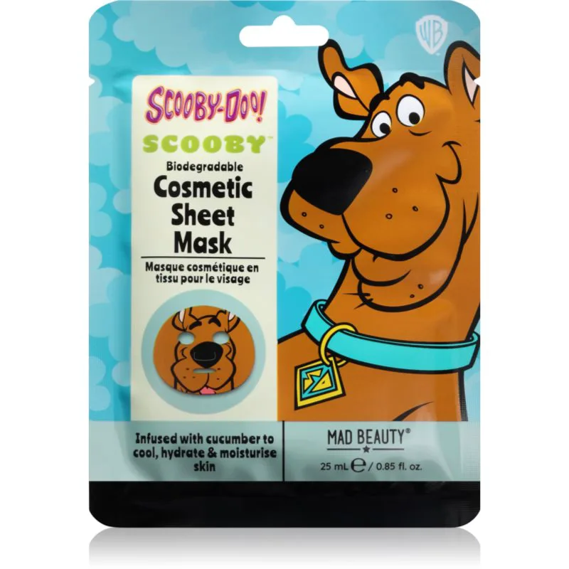 Mad Beauty Scooby Doo Scooby φύλλο μάσκας με ανανεωτική επίδραση 25 ml
