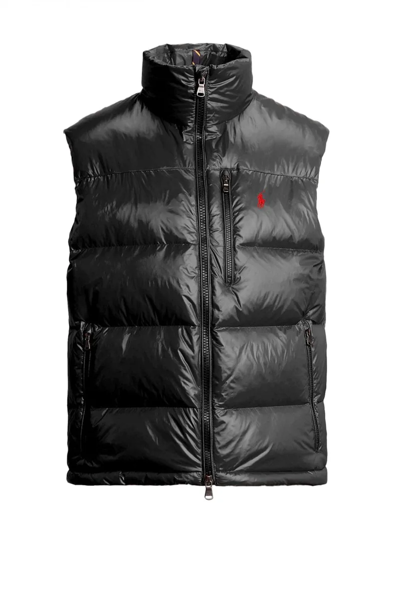 RALPH LAUREN ΜΠΟΥΦΑΝ ΑΜΑΝΙΚΟ ΦΟΥΣΚΩΤΟ LOGO ΜΑΥΡΟ