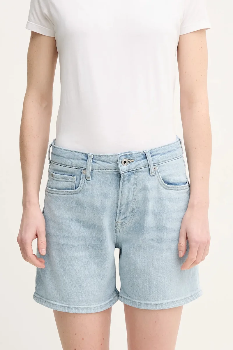 Τζιν σορτς Pepe Jeans FITTED SHORT HW MARY
