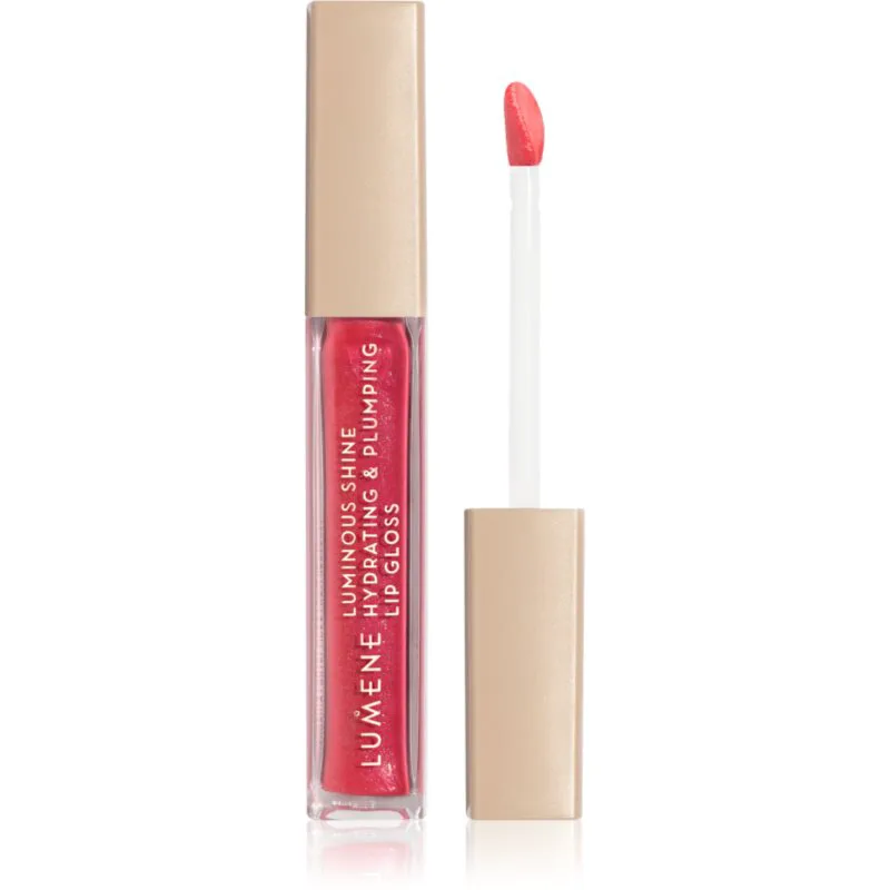 Lumene Luminous Shine ενυδατικό λιπ γκλος απόχρωση 5 Bright Rose 5 ml