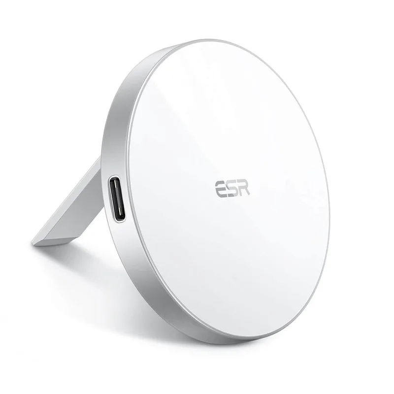 ESR HaloLock MagSafe Kickstand Magnetic Charger White
