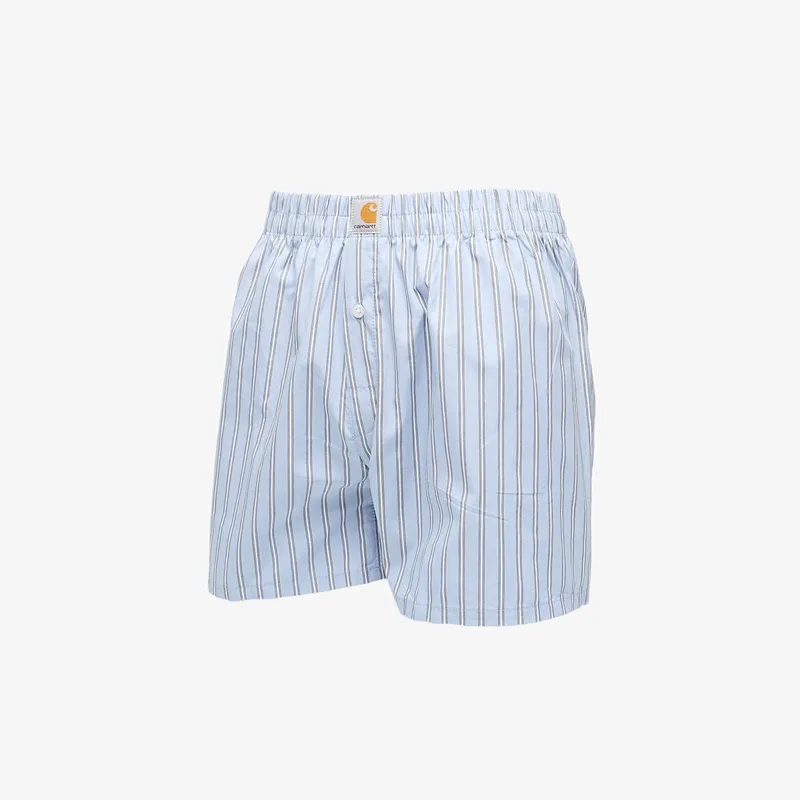 Μποξερ Carhartt WIP Cotton Boxer Grimsby Stripe/ Blue Fog M