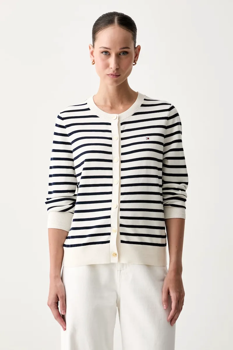 Tommy Hilfiger ζακέτα γυναικεία με βαμβάκι