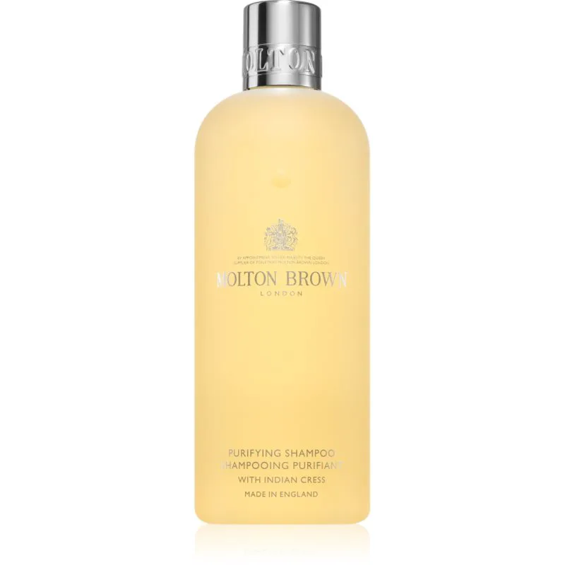 Molton Brown Purifying Indian Cress Shampoo καθαριστικό σαμπουάν για θρέψη και λάμψη 300 ml