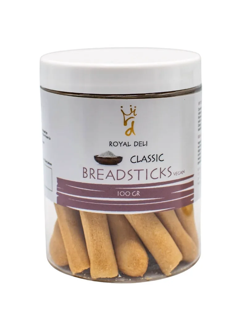 Vegan κριτσίνια κλασικά με αλάτι "Royal Deli" 100g>