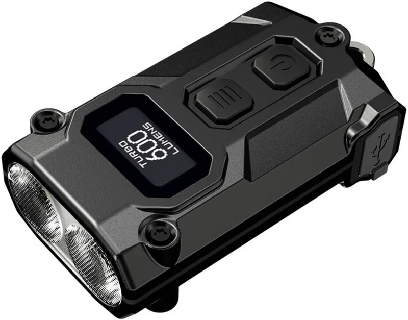 Φακός Nitecore TINI 3 Μπρελόκ LED Αδιάβροχος Επαναφορτιζόμενος 600 Lumens Μπαταρία 330mAh - Classic Black (6952506408917)