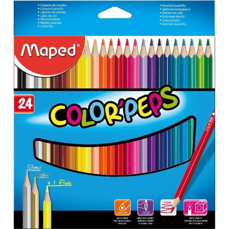 Ξυλομπογιές σετ 20 τμχ Maped Color'Peps