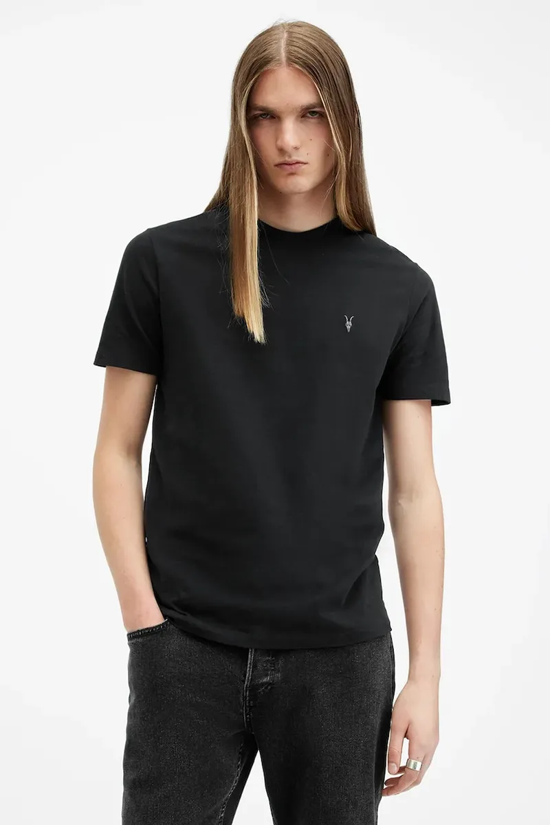 AllSaints Βαμβακερό μπλουζάκι AllSaints BRACE