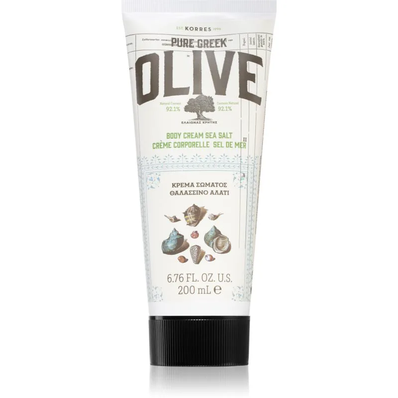Korres Pure Greek Olive & Sea Salt ελαφριά λοσιόν σώματος 200 ml