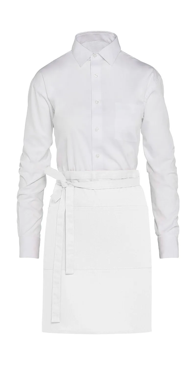Κοντή Ποδιά Μέσης Bistro Brussels με Τσέπη SG Accessories - BISTRO JG14P White