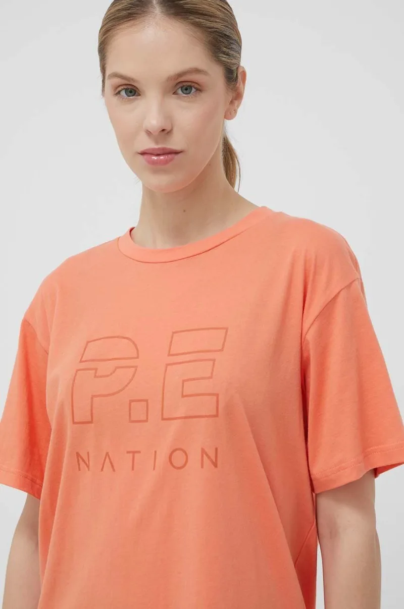 Βαμβακερό μπλουζάκι P.E Nation