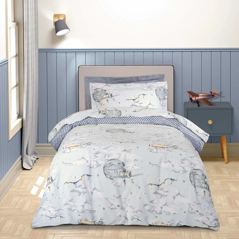 Σετ Σεντόνια Βαμβακερά Μονά 170x260εκ. Essential 8852 Γκρι Greenwich Polo Club (Ύφασμα: Βαμβάκι 100%, Τύπος κατωσέντονου: Χωρίς Λάστιχο, Χρώμα: Γκρι) - Greenwich Polo Club - 202109108852