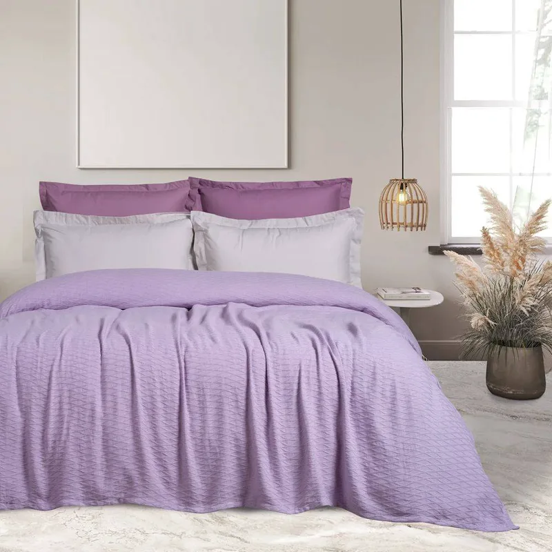 ΥΠΕΡΔΙΠΛΗ ΚΟΥΒΕΡΤΑ ΠΙΚΕ DAS HOME 0490 ΛΙΛΑ 220X240CM