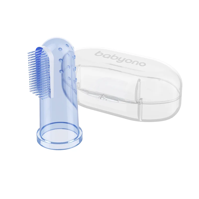 Δαχτυλική Οδοντόβουρτσα Μωρού BabyOno Blue BN723/02