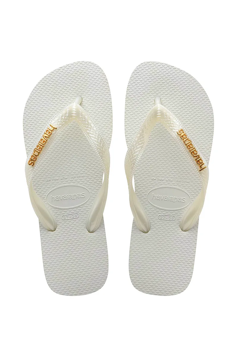 Havaianas γυναικείες σαγιονάρες "Logo Metallic" - 4127244 Λευκό