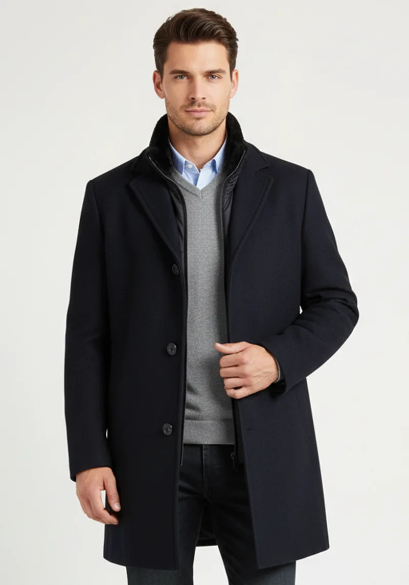 Daniel Hechter Παλτό της σειράς Coat - 45014 152270 680 Navy