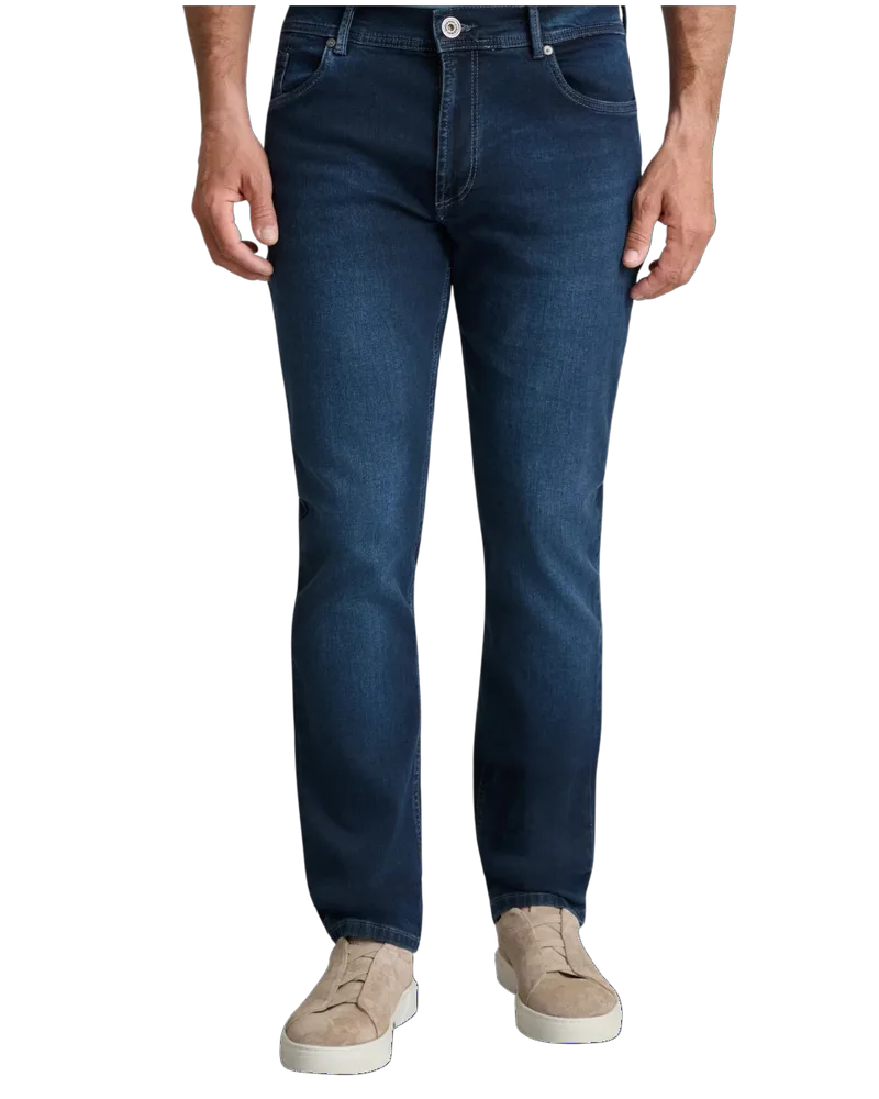 Navy & Green Ανδρικό Παντελόνι Denim 24YI.219/15 DARK BLUE Μπλε Σκούρο