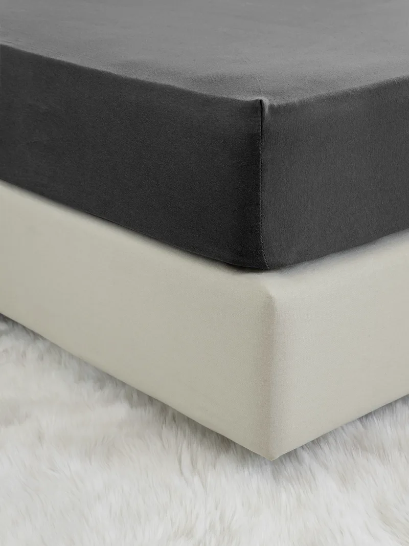 Σεντόνι Jersey Μονό με Λάστιχο Nima Tender Black 100x200+40