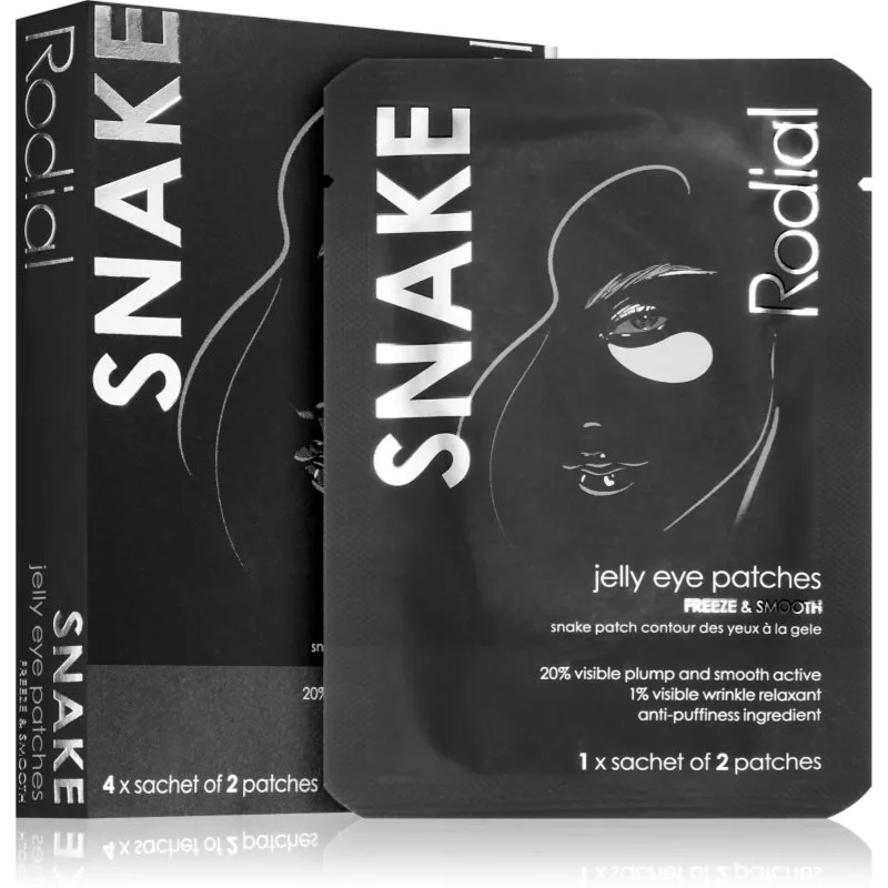 Rodial Snake Jelly Eye Patches μάσκα υδρογέλης για γύρω από τα μάτια 4x2 τμχ