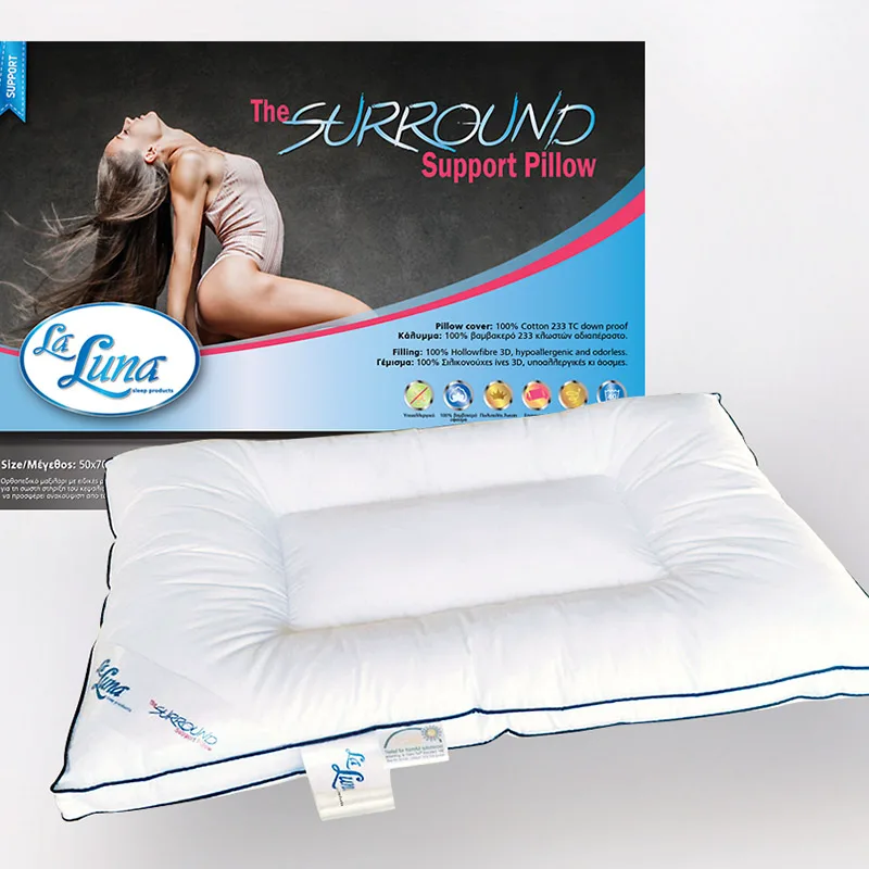 Μαξιλάρι Ύπνου 50X70 La Luna The Surround Support Μέτριο/Σκληρό Λευκό (50x70)