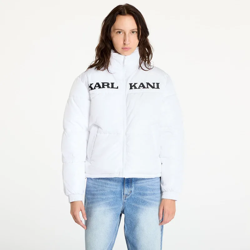 Μπουφάν Karl Kani Retro Essential Puffer Jacket White XL