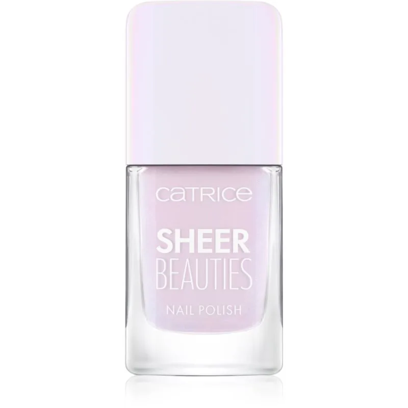Catrice Sheer Beauties Nail Polish βερνίκι νυχιών απόχρωση 100 Lavender Whispers 10.5 ml