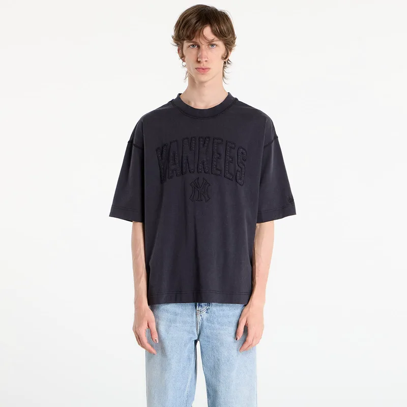 T-shirt New Era MLB Washed Boxy Tee New York Yankees UNISEX Black L